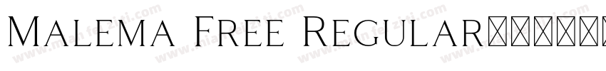 Malema Free Regular字体转换